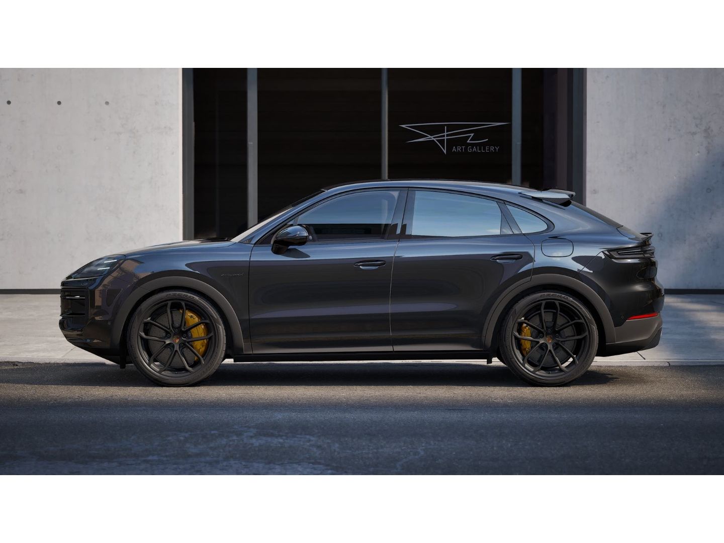 Porsche Cayenne Turbo E-Hybrid Coupe mit GT-Paket imagem 2