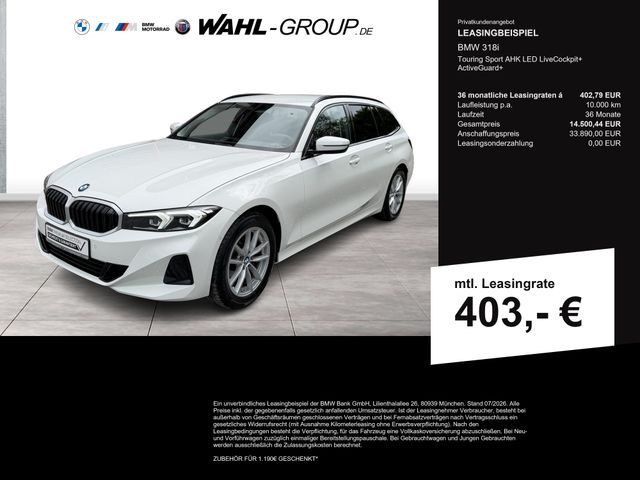 BMW 318i Touring Sport AHK LED LiveCockpit+ ActiveGu