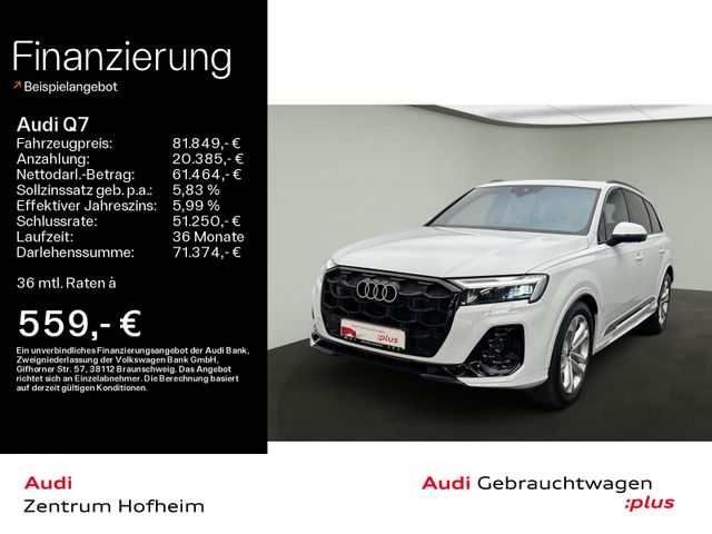 Audi Q7 55 TFSIe qu S line tip*B&O*HUD*Pano*Matrix*Vi