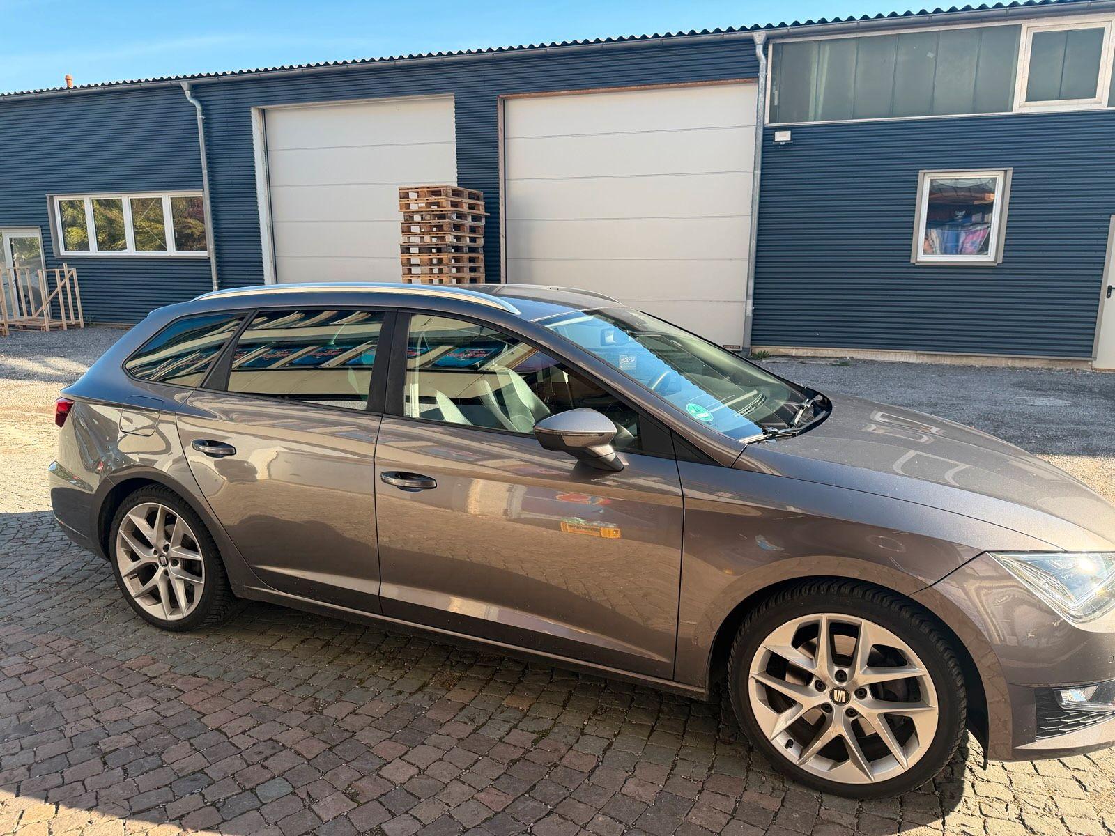 Seat Leon 2014 — rear view