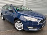 Ford Focus Turnier *Garantie*TÜVNEU*ZahnriemenNeu* - mit Benzin-Antrieb: Blau, Kombi, Garantie