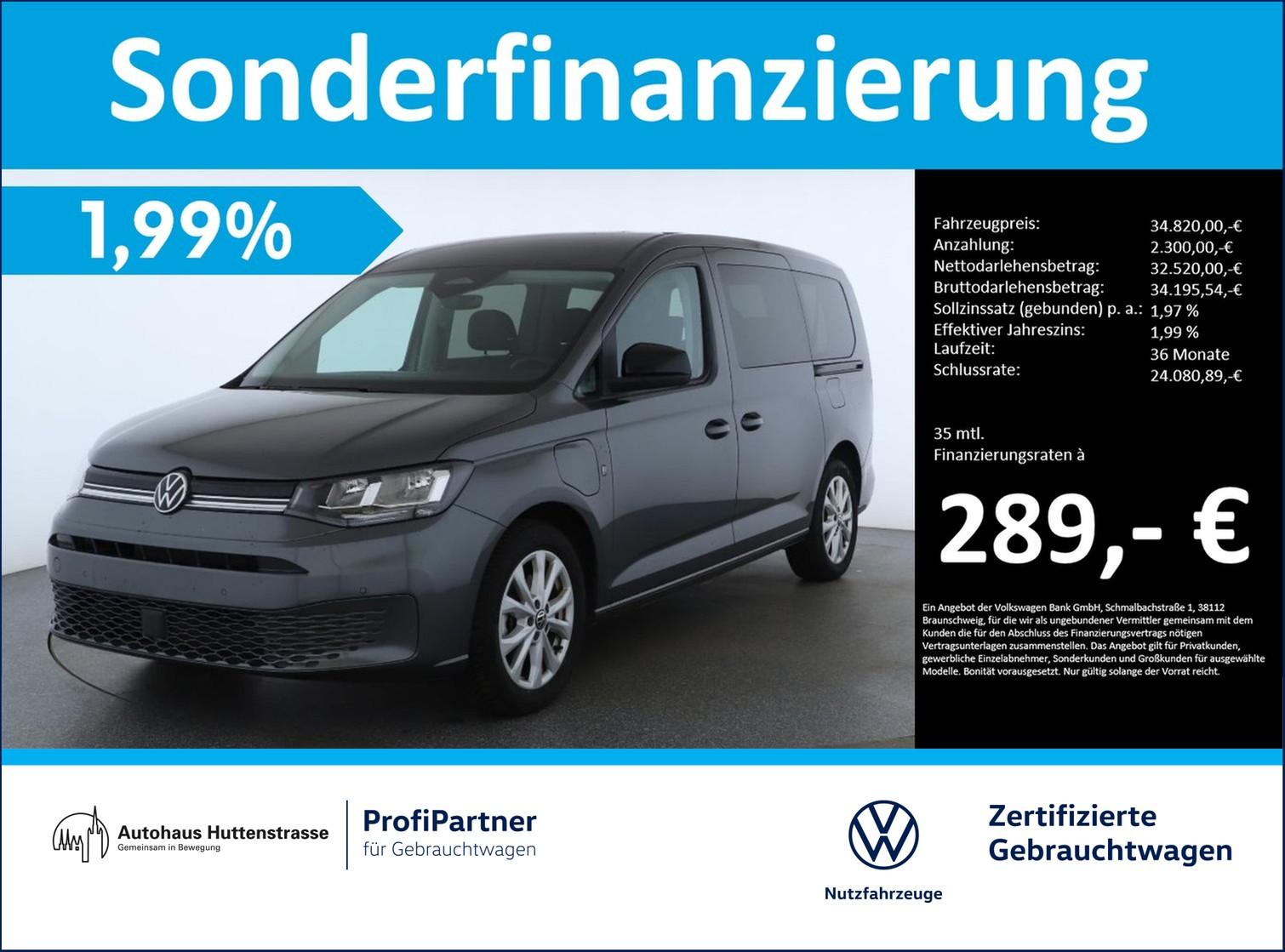 Volkswagen Caddy Maxi 1.5 eHybrid 7-Sitzer KAMERA VIRTUAL