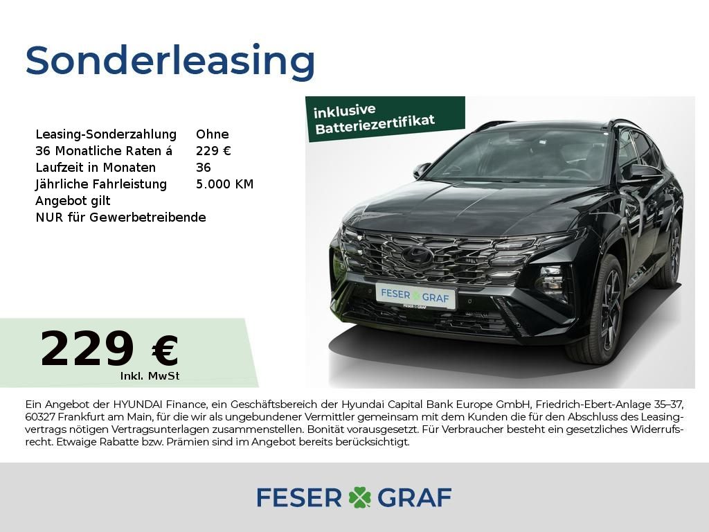 Abbildung Leasingangebot Hyundai Tucson N-LINE PHEV NAVI CAM LED SHZ LHZ CARPLAY