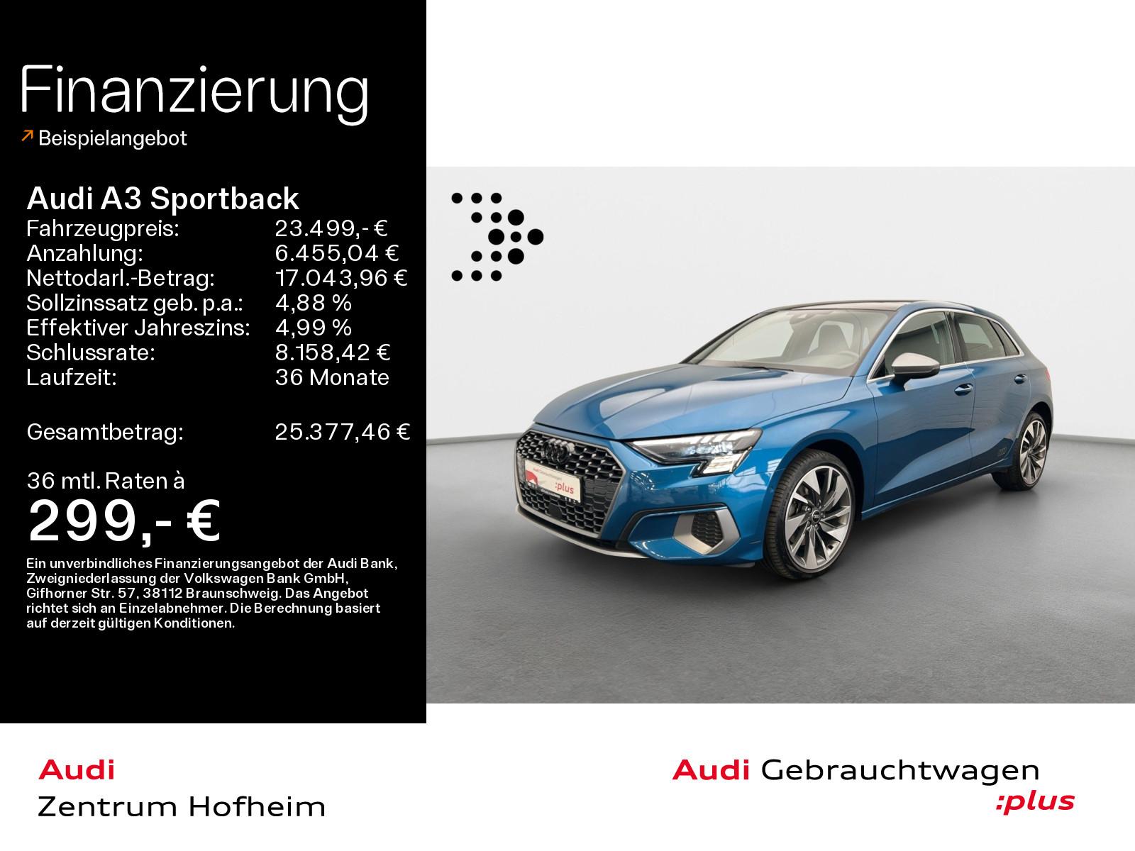 Audi A3 Sportback 35 TDI S line*LED*Pano*Virtual*Navi