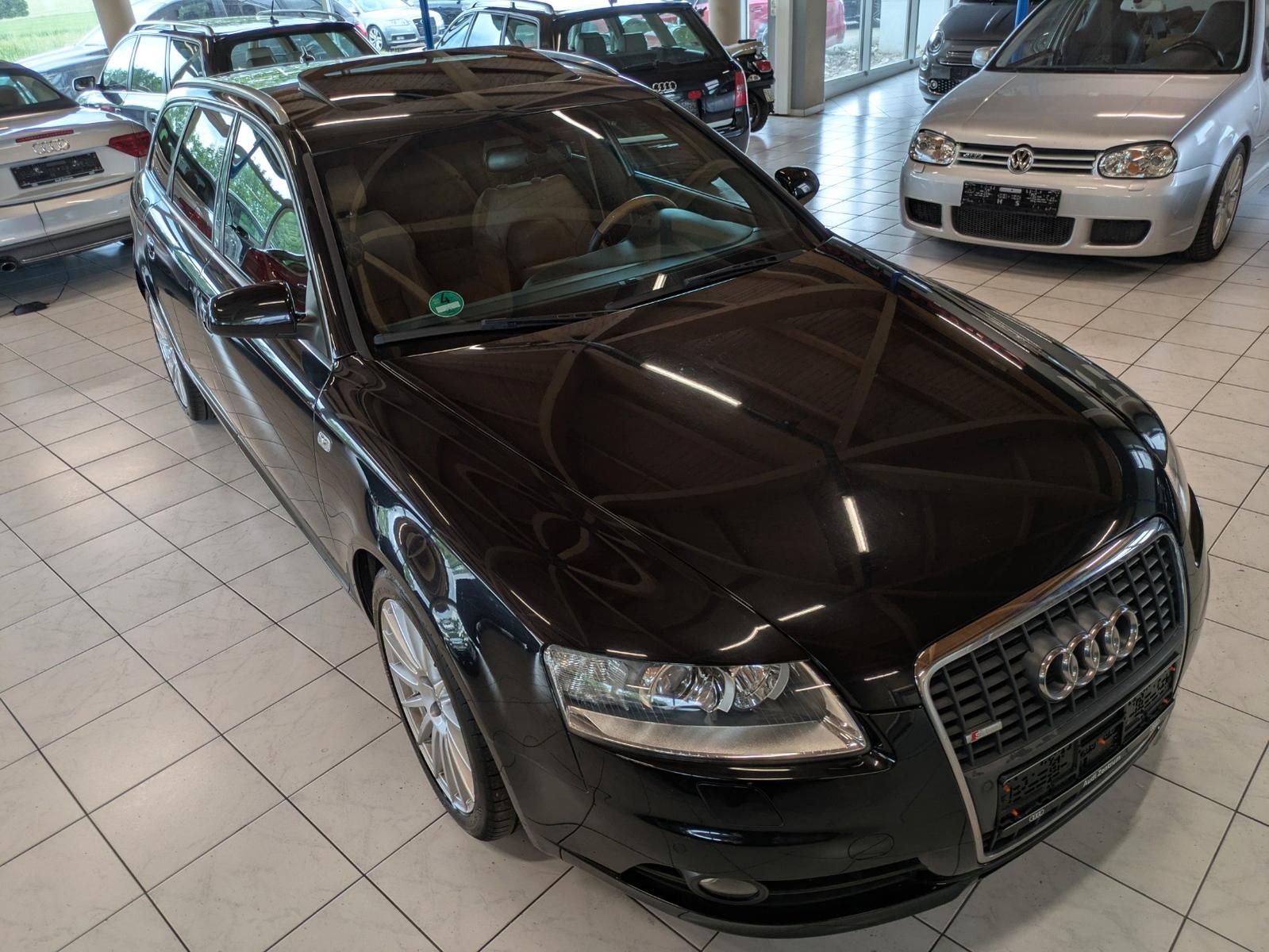 AUDI A6 AVANT 3.2 FSI QUATTRO 256ch S LINE - CUIR - SUSPENSION PNEUMATIQUE - BOSE - TOIT PANORAMIQUE - CHAÎNE NEUVE