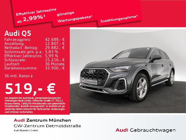 Audi Q5 40 TDI qu. S tronic S line AHK/Virtual+/Kamer