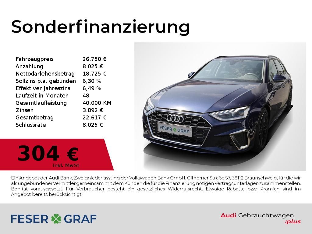 Audi Audi A4 Avant 35 TDI S Line Ext, Matrix,Navi+,PDC+
