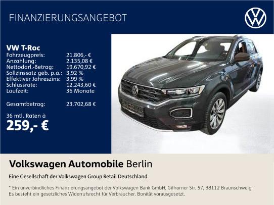Volkswagen T-Roc 1.5 TSI DSG Sport Navi LED SHZ ACC PDC