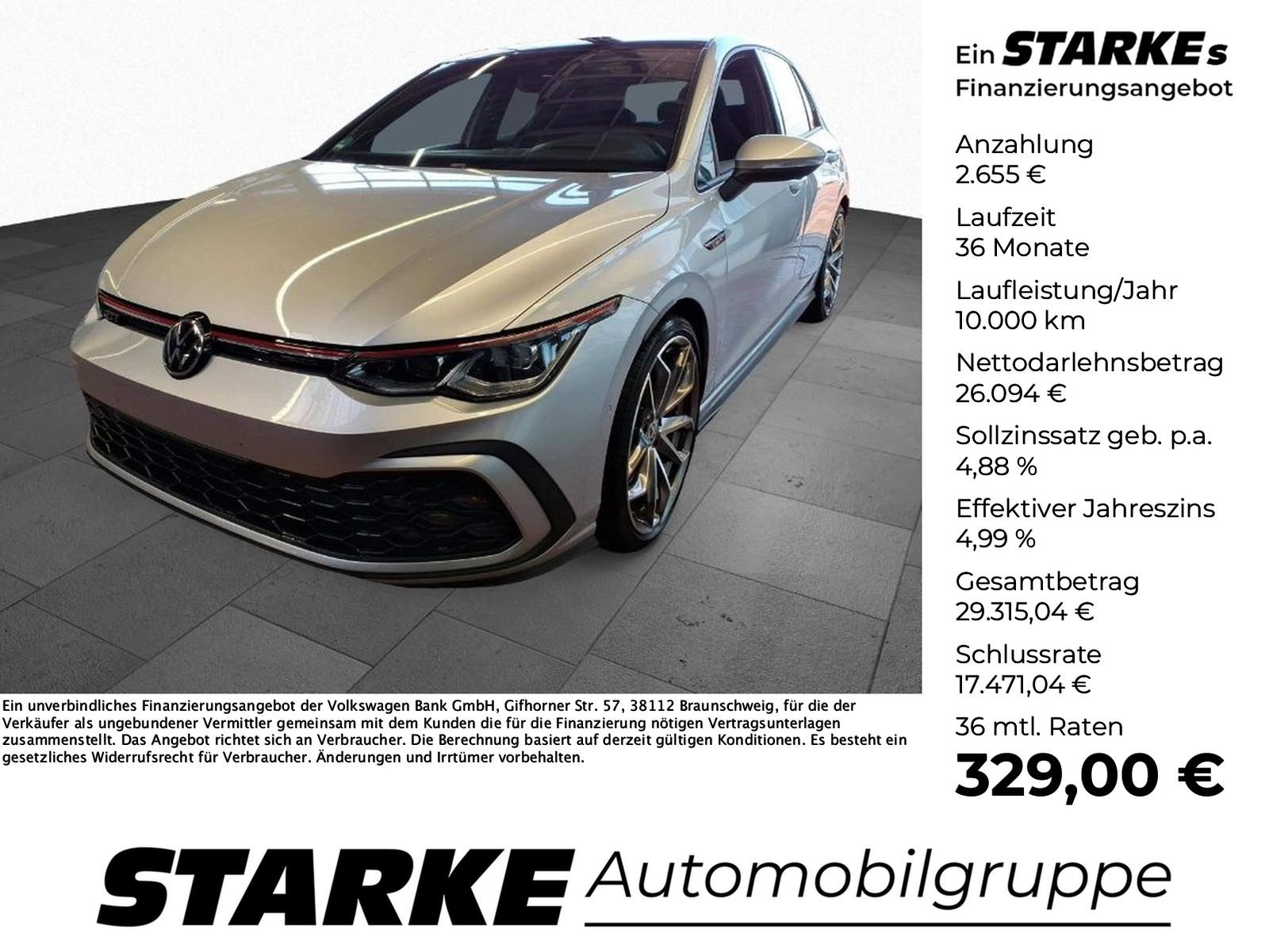 Volkswagen Golf GTI 2.0 TSI DSG  HeadUp Panodach Standheiz 