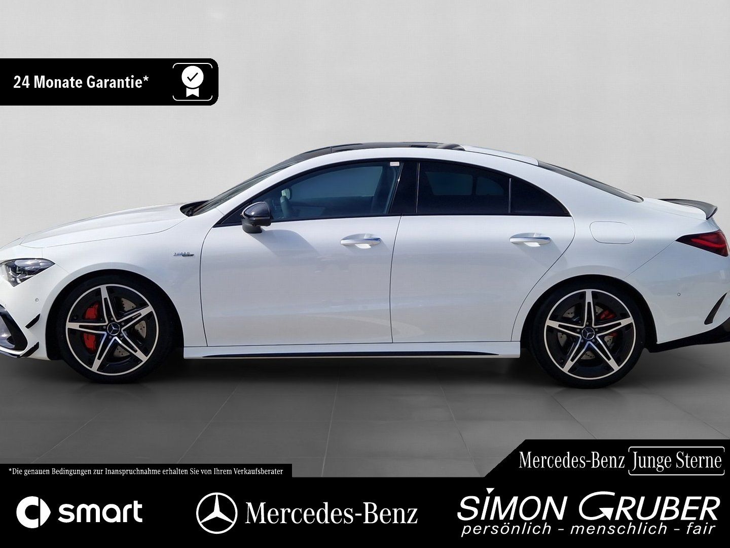 Fahrzeugabbildung Mercedes-Benz CLA 45 S 4M AMG Aero Burm Pano MBeam 360 drivers