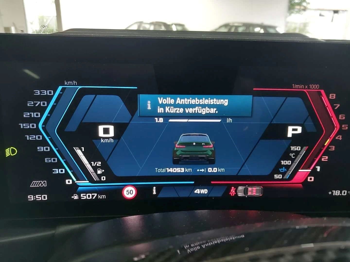 Fahrzeugabbildung BMW M3 Competition Sonderlackierung british racing g