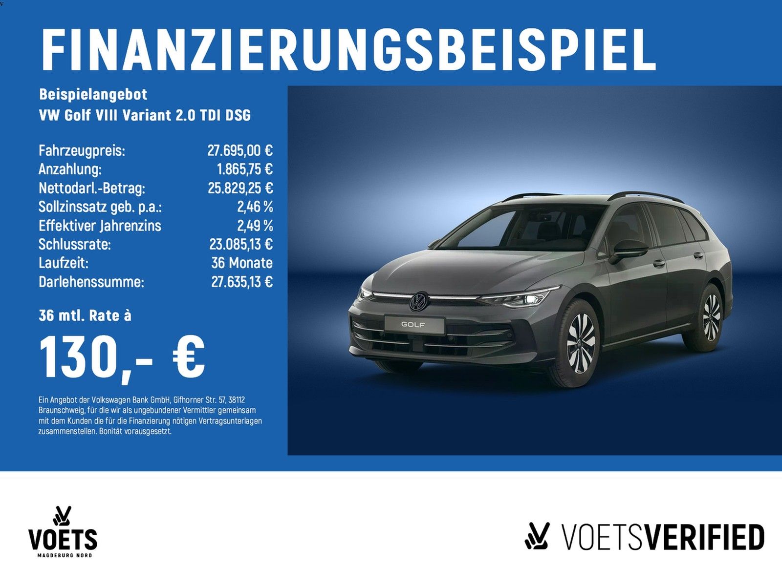 Volkswagen Golf VIII Variant 2.0 TDI DSG Goal IQ-LIGHT+AHK+
