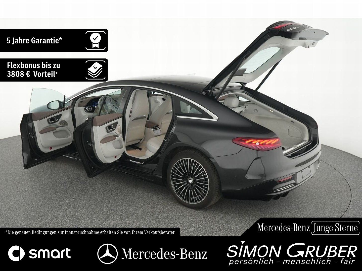 Fahrzeugabbildung Mercedes-Benz EQS 450+ AMG Pano Hyperscreen Burm Mod 25 118kw