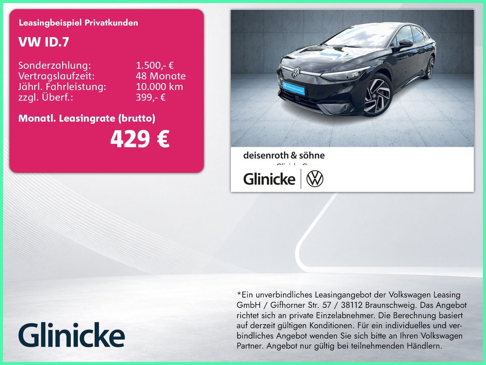 Volkswagen ID.7 Pro Matrix/360/h&k/HuD/Nav/DCC/ACC/EasyOpen