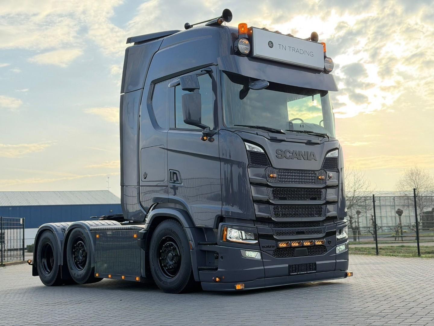 Scania S530 V8 6x2/4, Vollluft, Vollspoiler, Leder, 24.