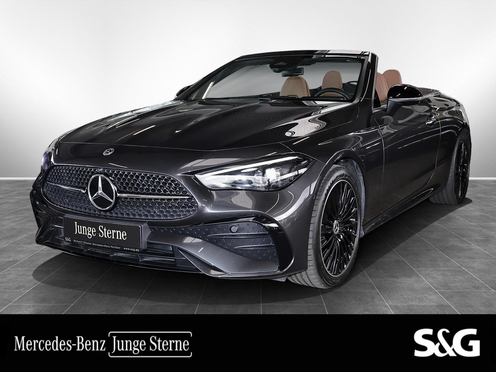 MERCEDES-BENZ CLE 220 d AMG Cabrio AHK+360°+NIGHT+LEDER BRAUN