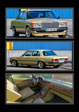 Mercedes-Benz Mercedes W116 280 SE Oldtimer Ahorngelb - Mercedes-Benz 280 aus 1977: 280se