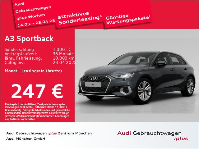 Audi A3 Sportback 35 TDI S tronic advanced Kamera/Nav