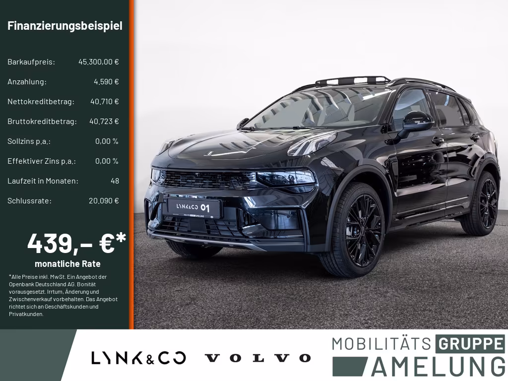 Lynk&Co 01 1.5 TD PHEV 206 kW More W-LAN ACC LED PANO