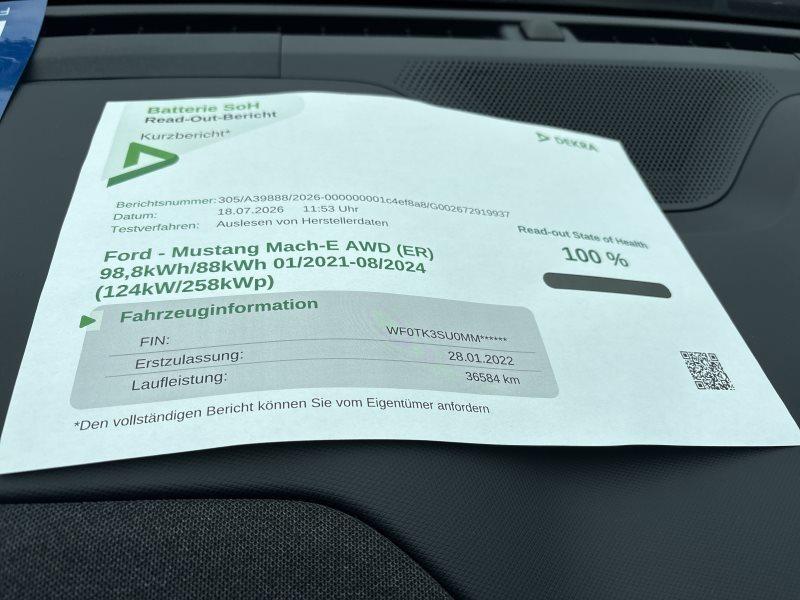 Ford Mustang Mach-E AWD ABS Fahrerairbag Seitenairbag