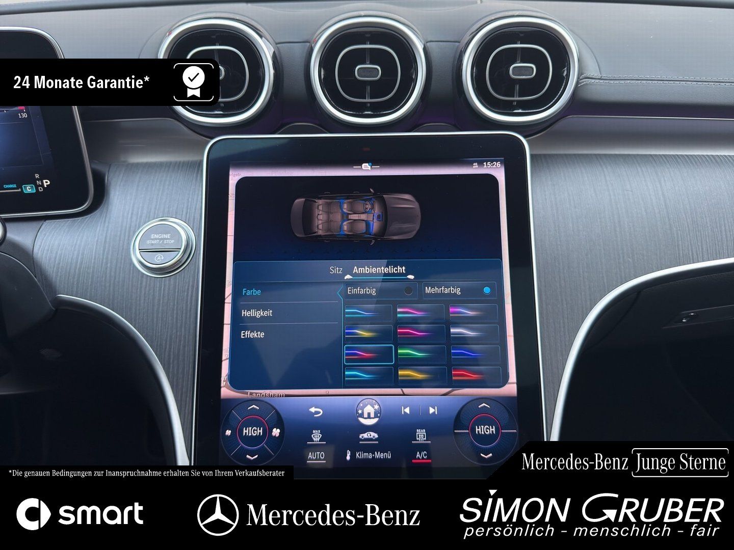 Fahrzeugabbildung Mercedes-Benz C 200 AMG Night Pano Memory AdvSound 19Zoll