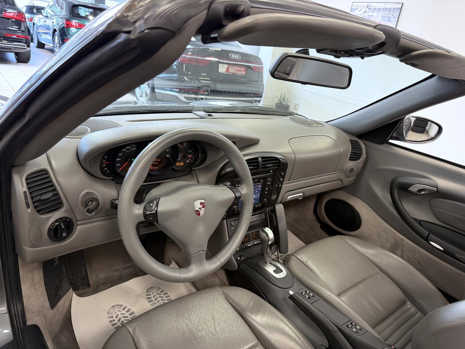 PORSCHE 911 996 CARRERA CABRIOLET 3.6 320ch TIPTRONIC -  CUIR - SIÈGES CHAUFFANTS - GPS PCM2 - CAPOTE ÉLECTRIQUE