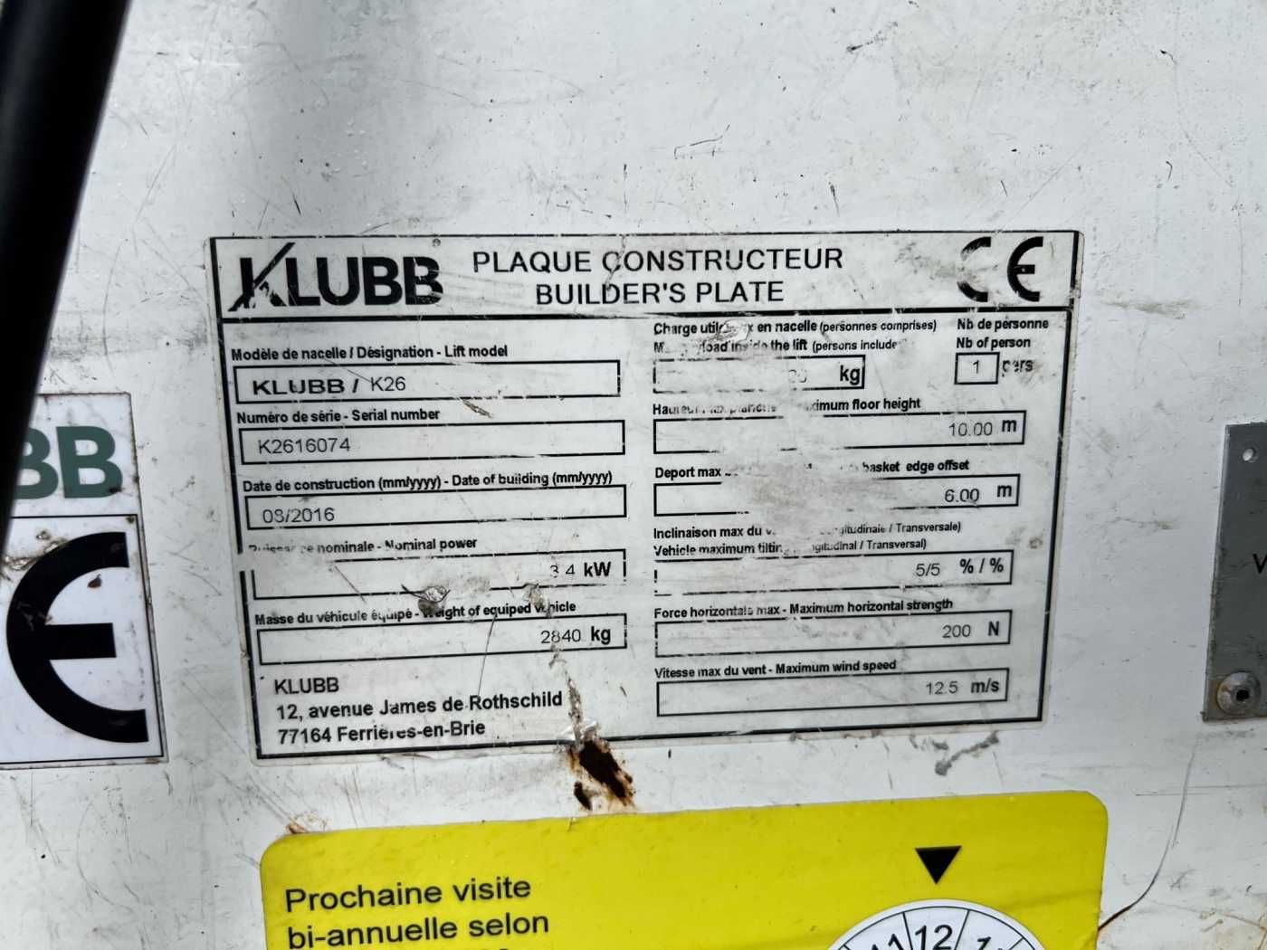 Fahrzeugabbildung Renault Master 2.3 dCi / KLUBB K26, 12m