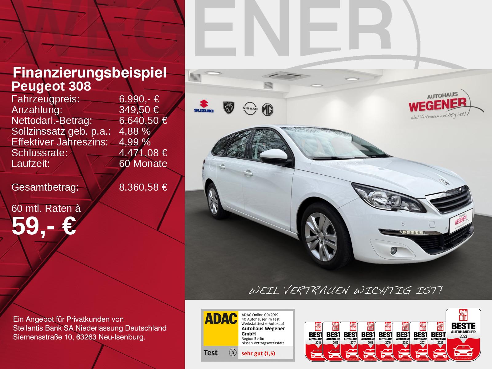 Peugeot 308 SW 1.2 THP110 Navi*GRA*PDC vo/hi*CAM