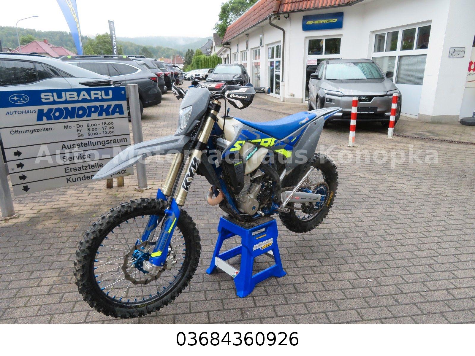 Sherco 300 SEF Factory 2024 erst 62 BH viel Zubehör