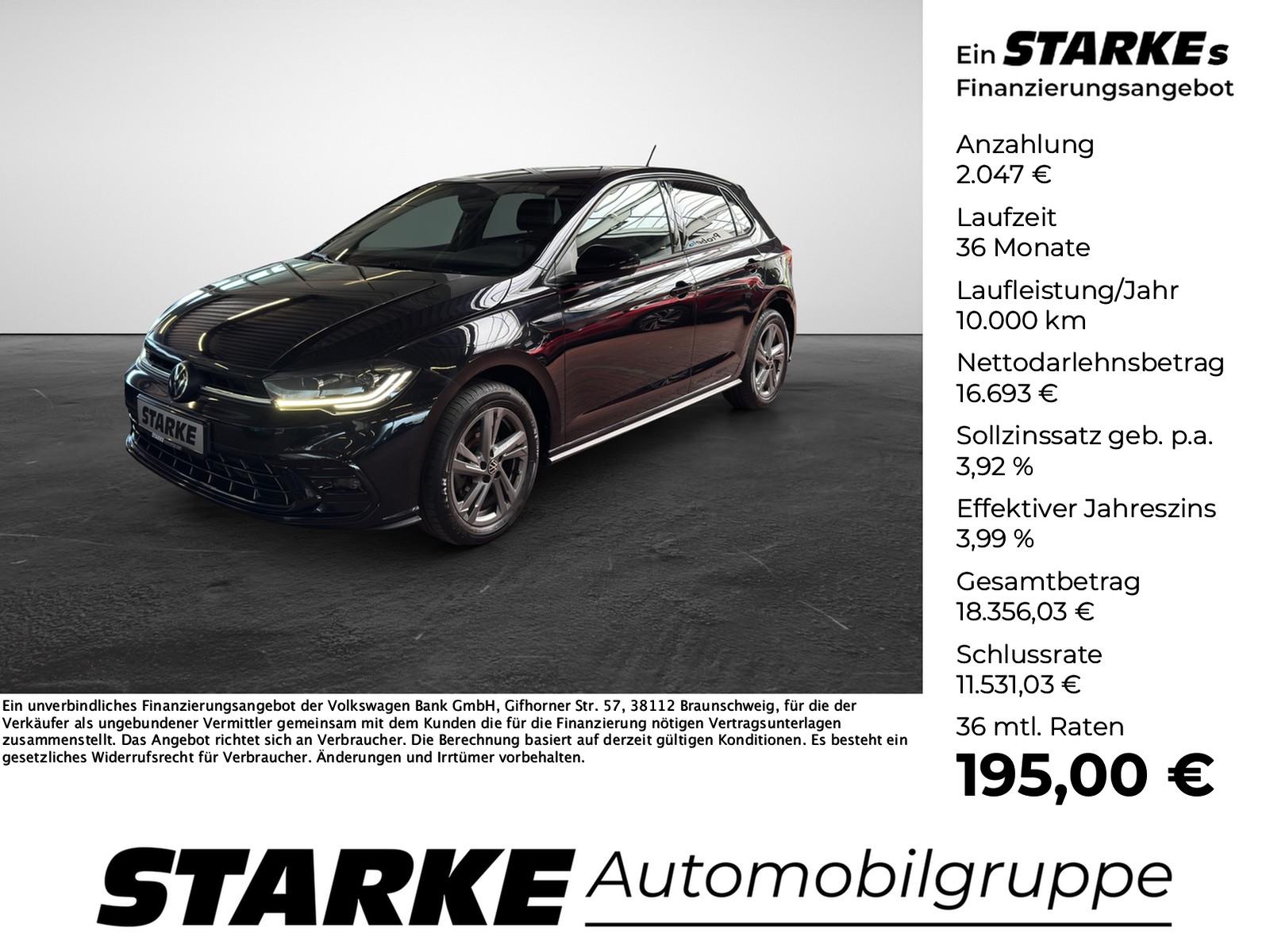 Volkswagen Polo 1.0 TSI DSG R-Line LED PDC LM Tempo Klima