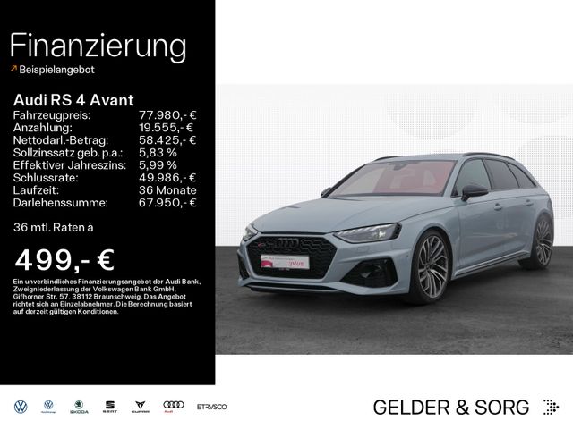 Audi RS 4 Avant RS-Dynamik*B&O*HuD*Massage*280km/h