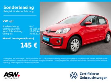 Volkswagen Leasingangebot: Volkswagen up! move up! 1,0 MPI RFK PDC Klima SHZ