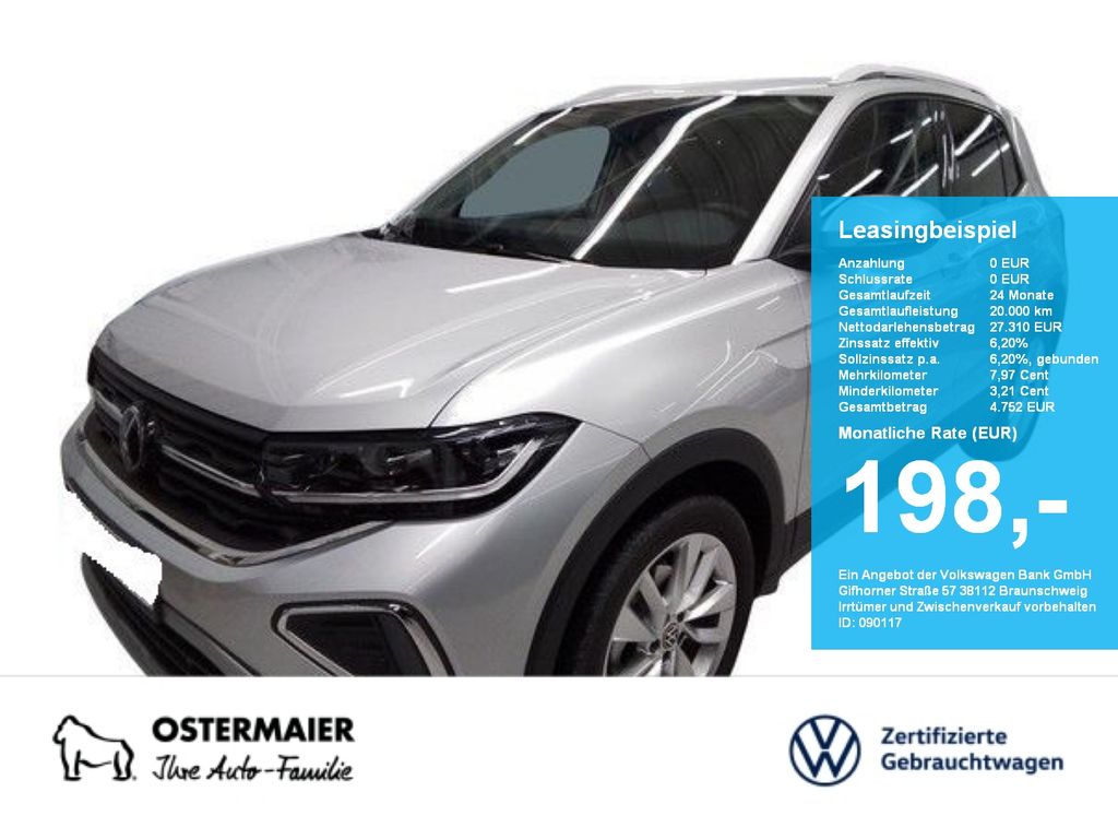 Volkswagen T-Cross STYLE 1.0TSI 116PS NP.41T NAVIPRO.AHK.18