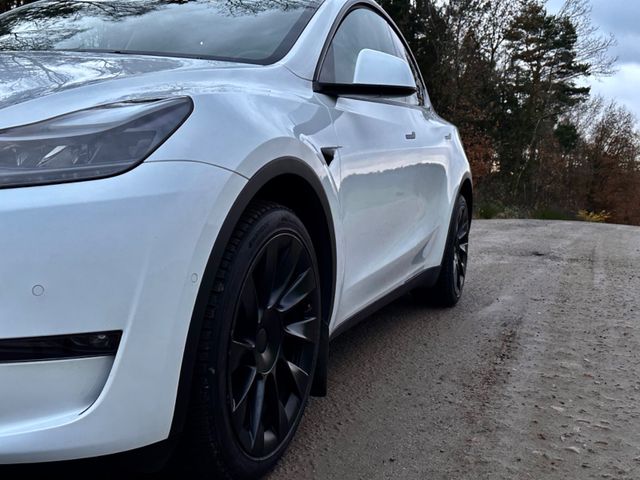 Tesla Model Y Long Range Weiß AHK Top Zustand 