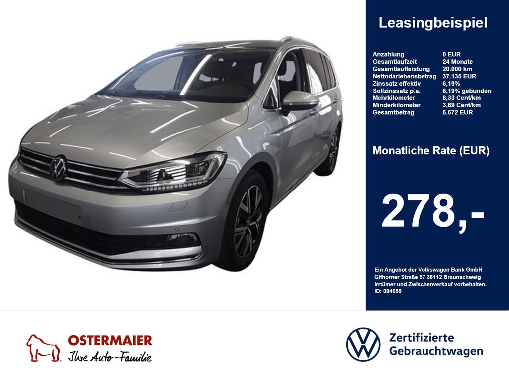 Volkswagen Touran HIGHLINE 2.0TDI 150PS DSG NP.62T AHK.KAME