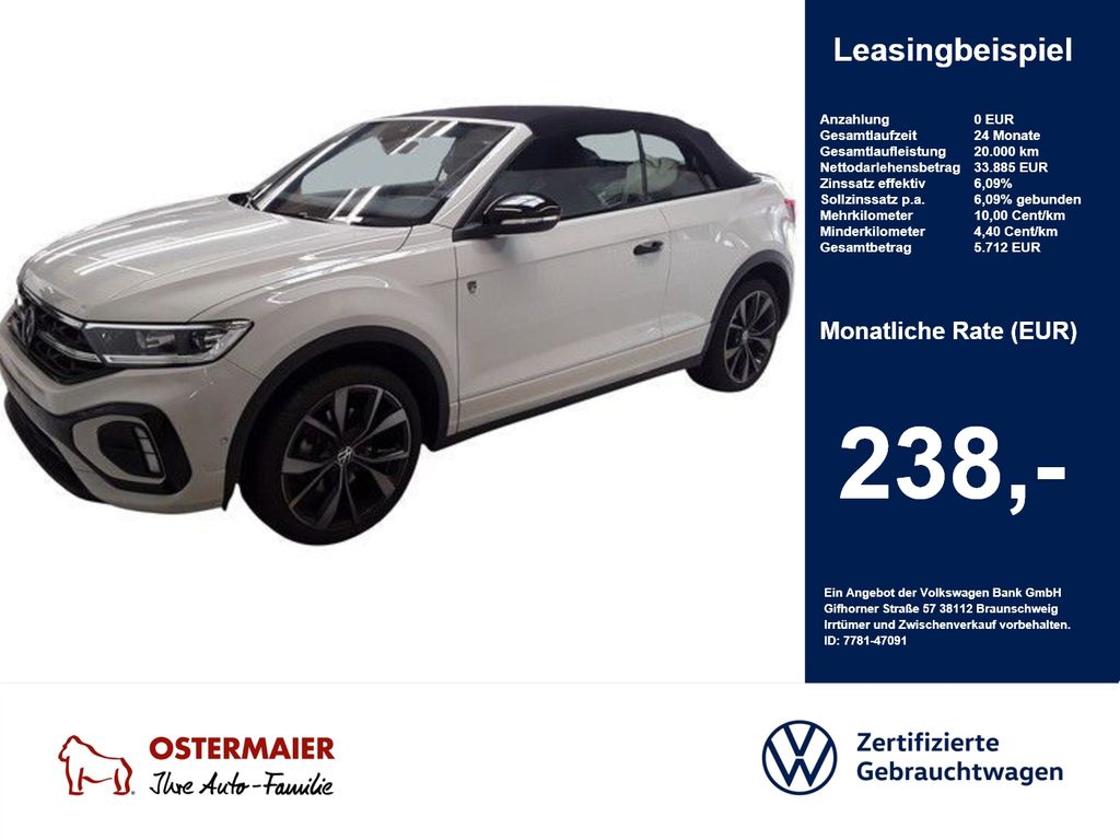 Volkswagen T-Roc Cabriolet R-LINE EDITION KARMANN 1.5TSI 15