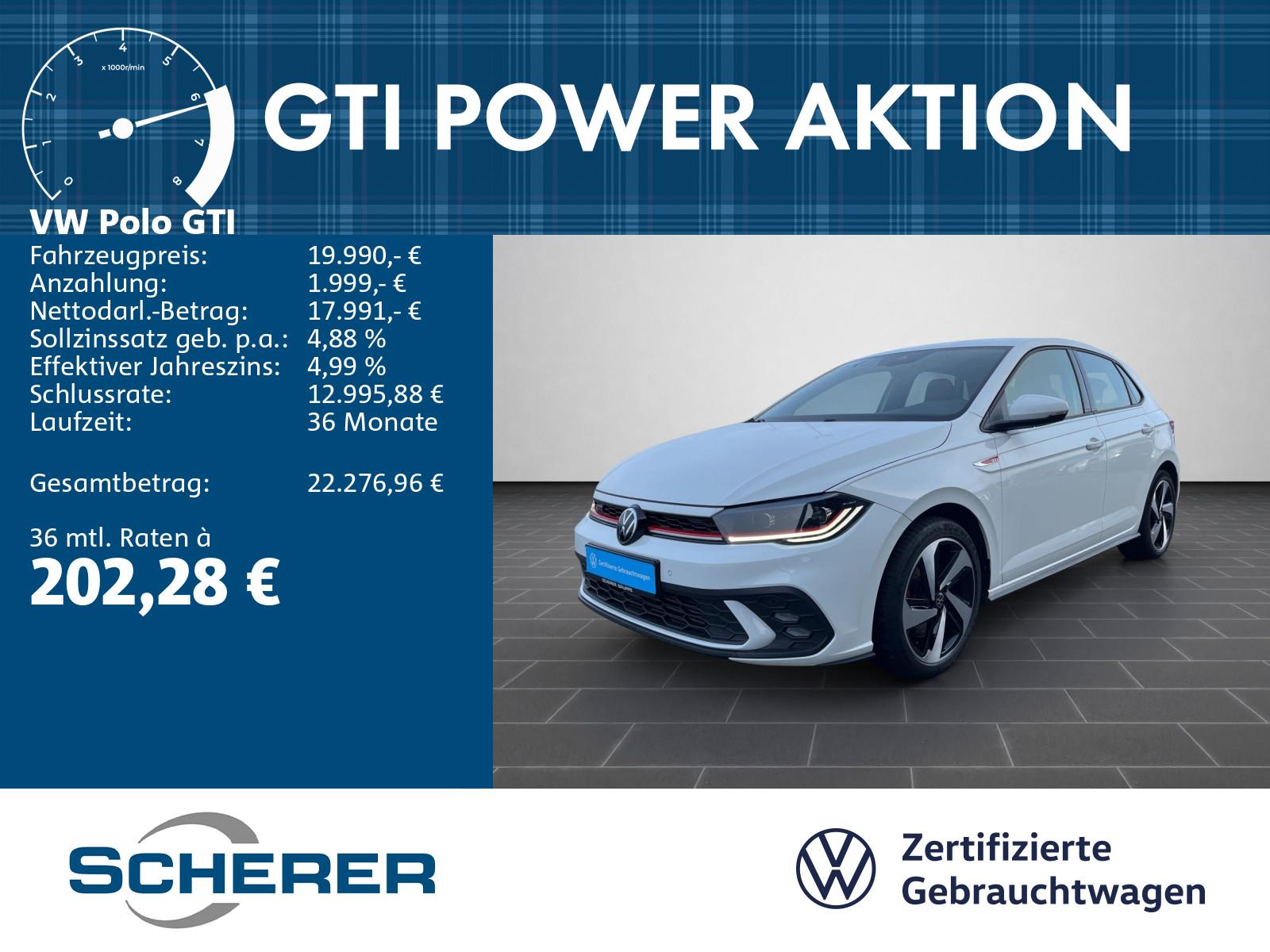 Volkswagen Polo GTI 2.0 TSI DSG IQ.LIGHT CARPLAY EPH SHZ