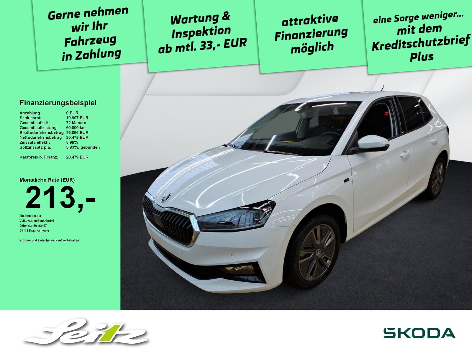 Skoda Fabia 1.0 TSI Tour *LED*KAMERA*SITZH*