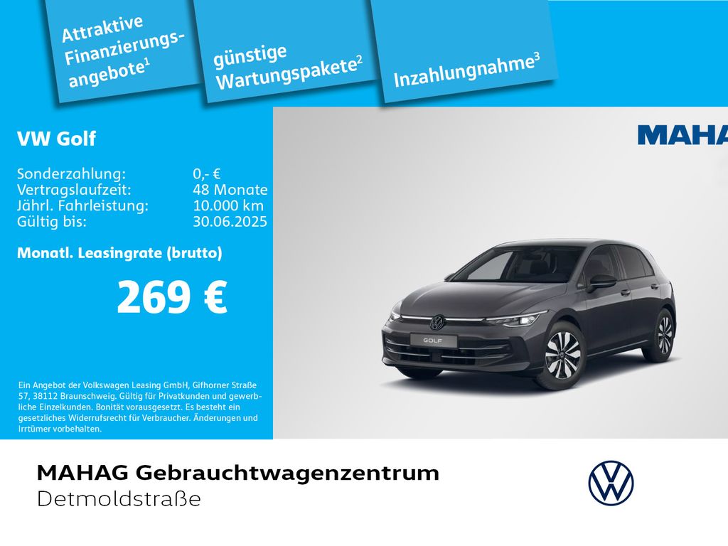 Volkswagen Golf VIII 1.5 TSI GOAL AHK LED+Navi ParkPilot Ap