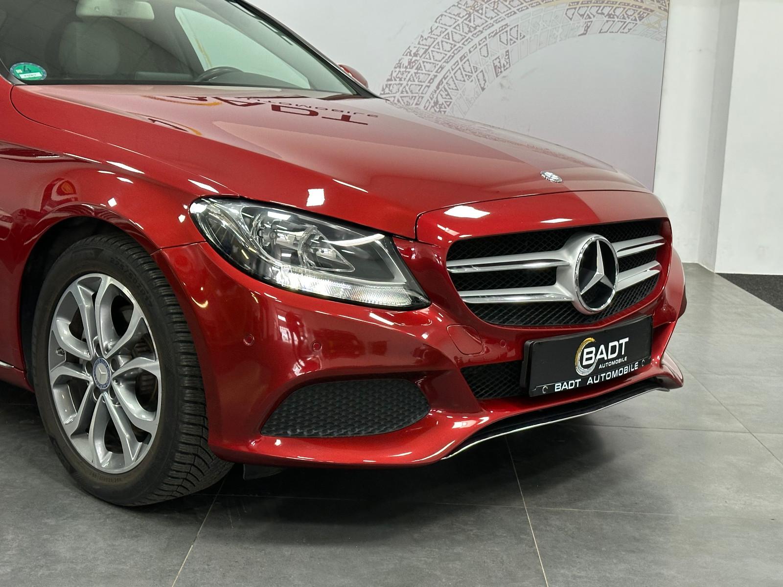 Mercedes-Benz C 200 CGI Limousine*TOTWINKEL*ROT/GRAU LEDER*