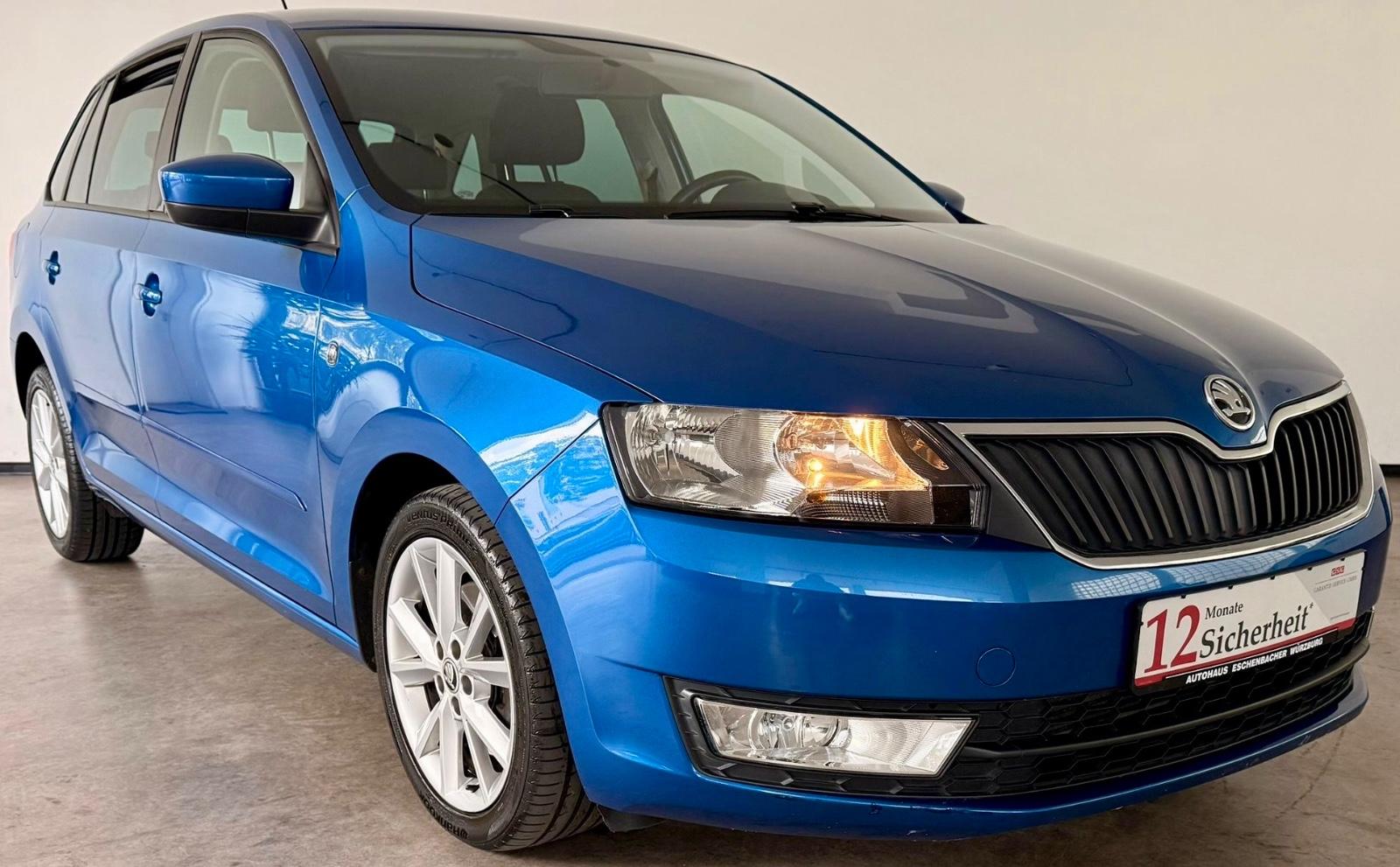 Skoda Rapid Spaceback Drive 1.Hand 8xfach PDC