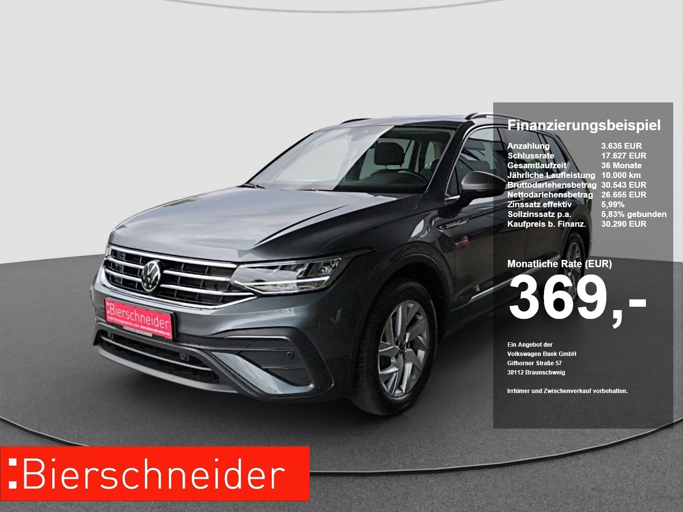 Volkswagen Tiguan Allsp. 1.5 TSI DSG Life AHK NAVI 7-SITZER