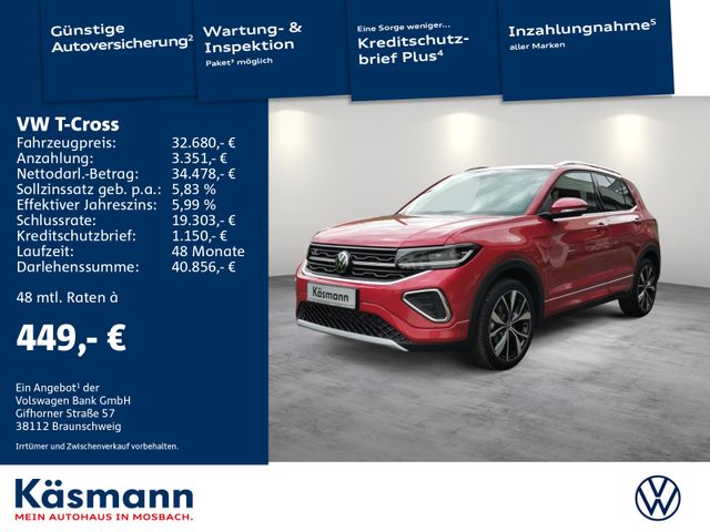 Volkswagen T-Cross R-Line 1.5TSI AHK MATRIX NAV KAM ACC