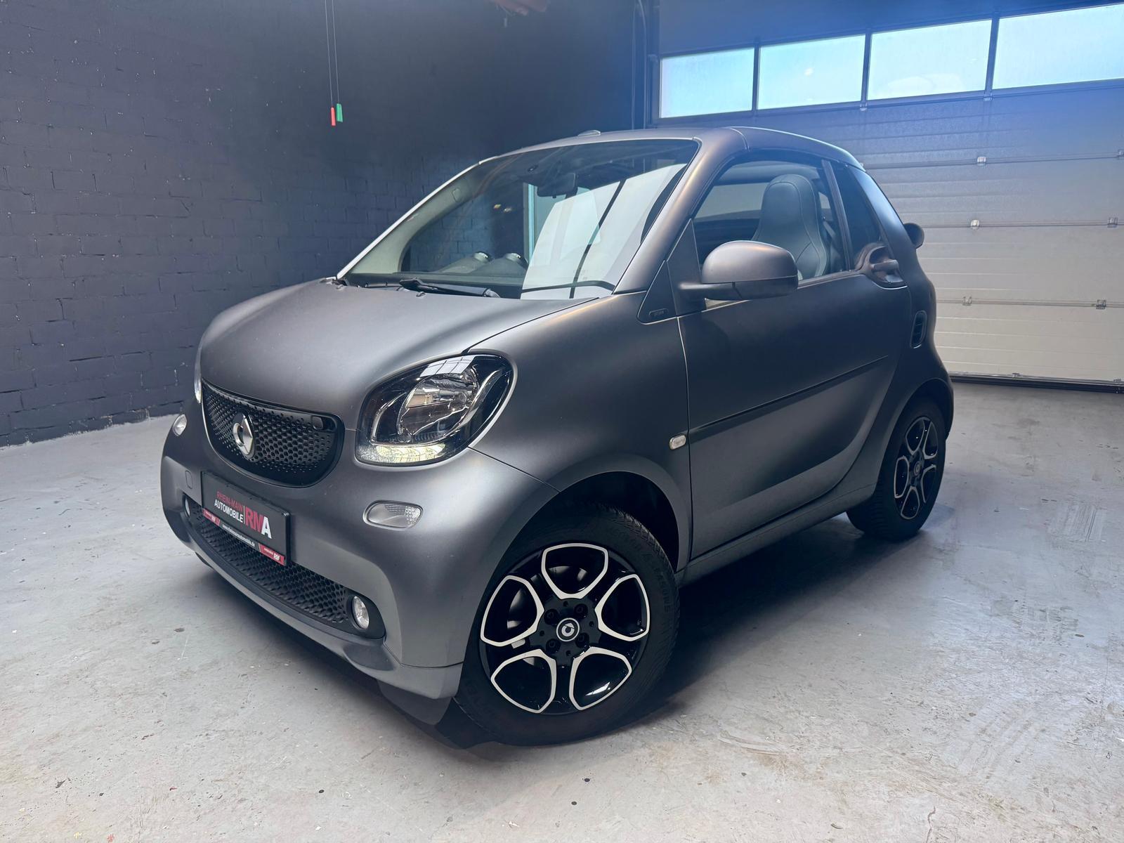 Smart Fortwo Basis  0.9 Turbo+NAVI+SHZ+LEDER+1.HAND