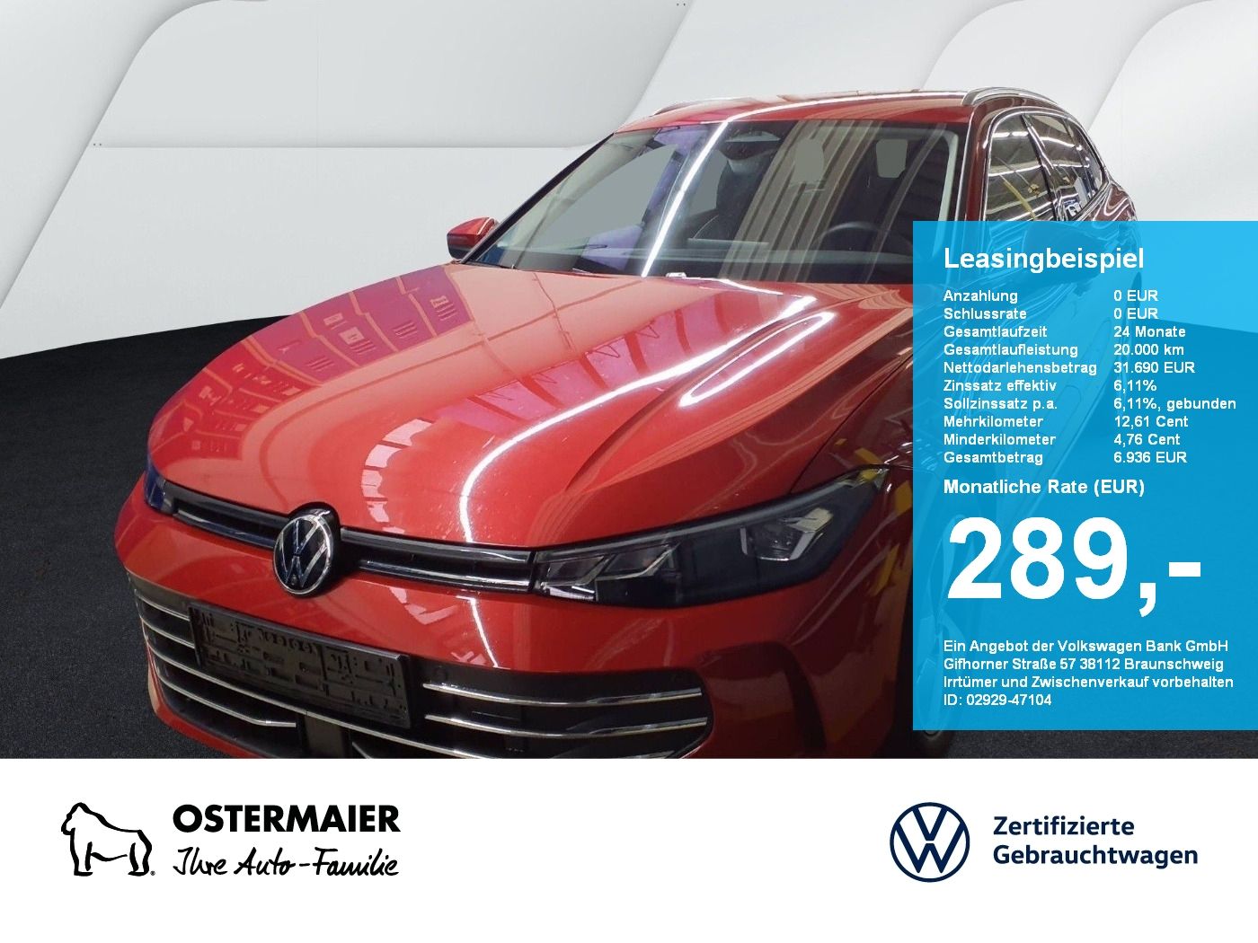 Volkswagen Passat Variant BUSINESS 1.5eTSI 150PS DSG ACC.AH
