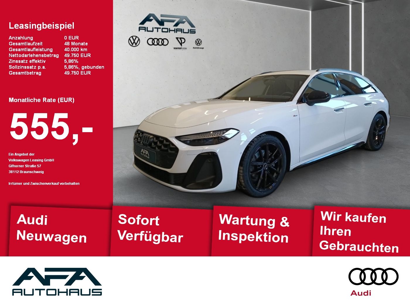 Audi A5 Avant 2.0TFSI LED*Shz*Navi