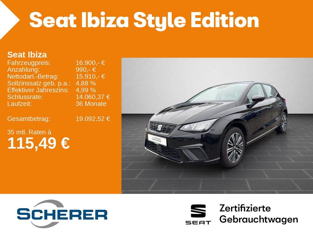 Ibiza Style Edition 1.0 TSI CARPLAY SHZ EPH