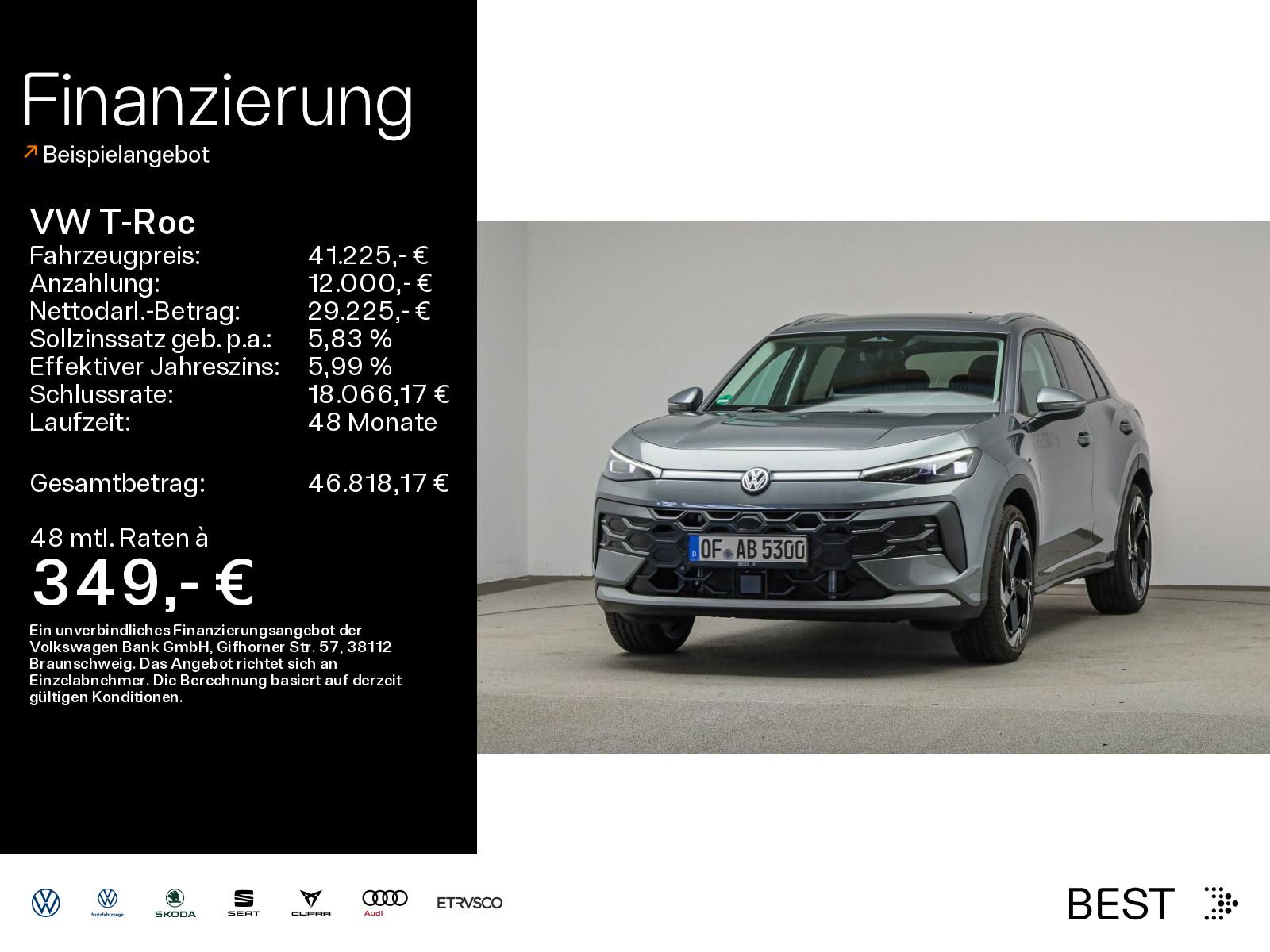 Volkswagen T-Roc 1.5 eTSI DSG Style Pano*IQ.DRIVE*SHZ*20Z