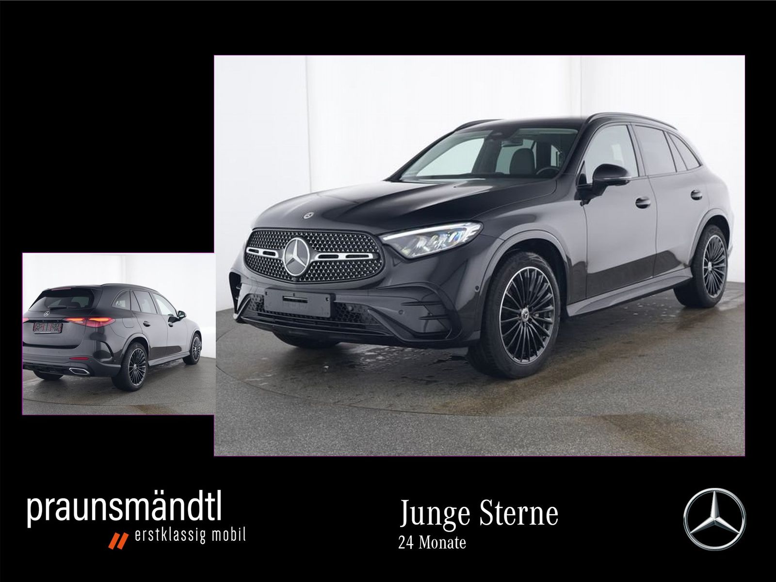 MERCEDES-BENZ GLC 200 4M AMG Night AHK/StaHzg/20"/Tot/360°/Amb