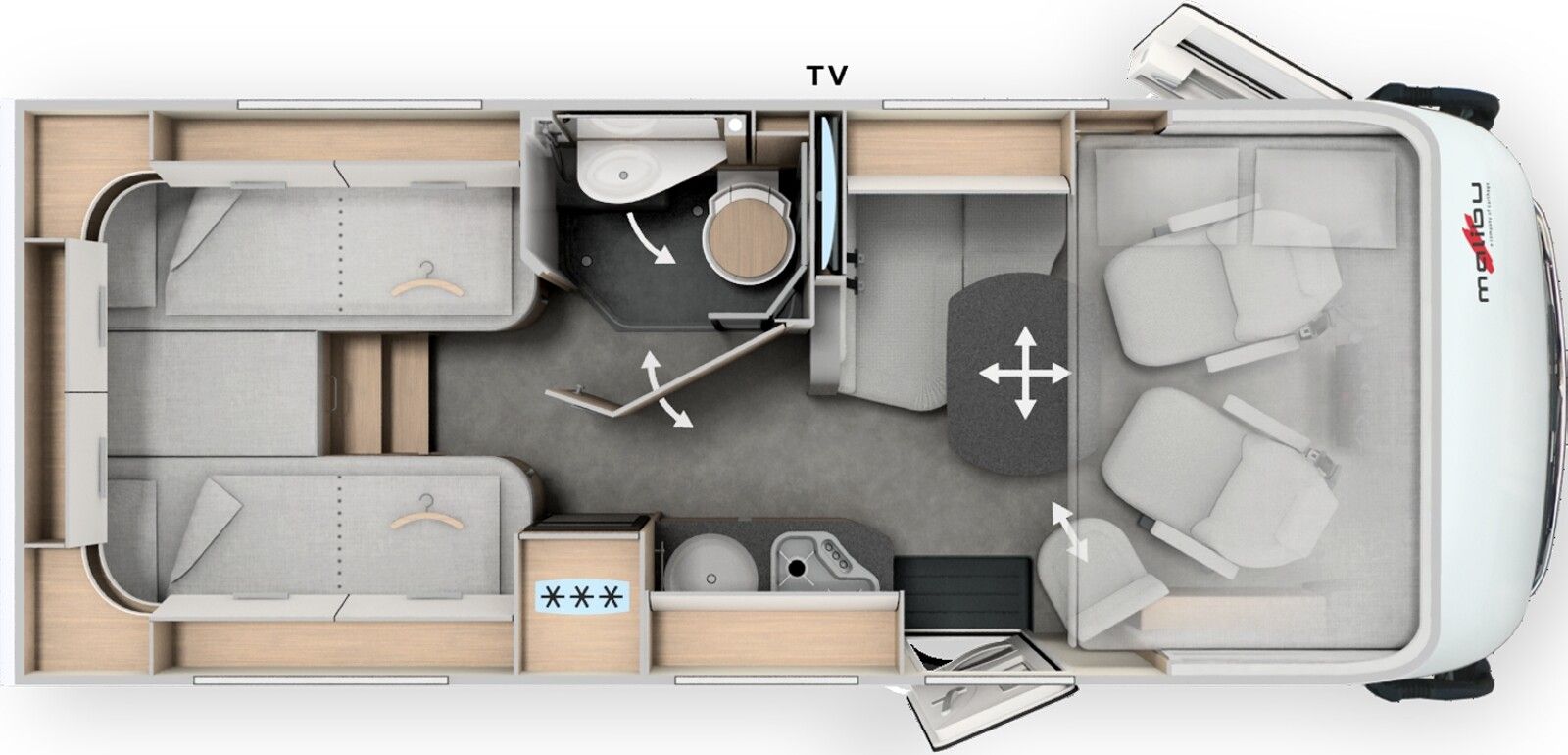 Fahrzeugabbildung Malibu I 441 KB LE lightweight FIAT TV SOG AUTOMATIK
